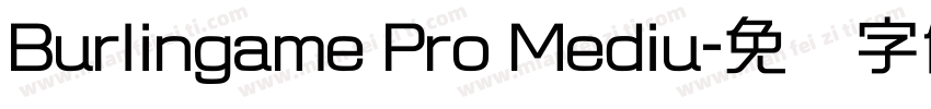 Burlingame Pro Mediu字体转换